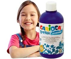 Carioca Tampuotos Dažai 500ml, Tamsiai Mėlyni