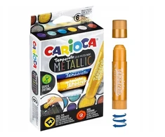 Carioca Temperiniai dažai Metallic, 6 spalvų