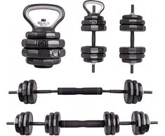 Cementinių hantelių rinkinys inSPORTline ON-X 6-in-1 40 kg