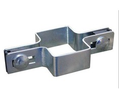 Centrinė stulpo apkaba, cinkuota., 60 x 40 mm, 2 vnt.