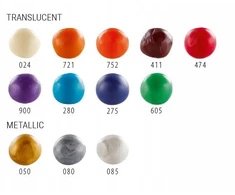 Cernit Modeling Clay Colors with Effects 12x25g įspūdingo modelino rinkinys