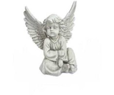 Cgodinho Sodo skulptūra Angelas išskleistais sparnais 34cm