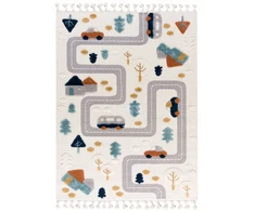 Chemex Dywan Buffo Parco 160x230 3D sensoryczny w uliczki w stylu boho su fedzlami