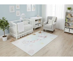 Chemex DYWAN Dziecięcy Drukowany KIDS 200x300 Żyrafa Kosmos Planety Ufo Gwiazdy