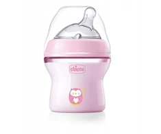 Chicco NaturalFeeling buteliukas rožinis 150 ml