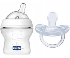 Chicco Set Natural Feeling Bottle 150 ml + Physio Forma čiulptukas 0-6m