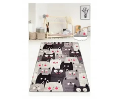 Chilai Home Dywan KOTY KOT 120 cm x 180 cm pilka