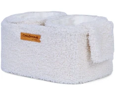 Childhome Podwieszane pojemniki universalus - komplektas 3 vnt. Teddy Off-Baltas
