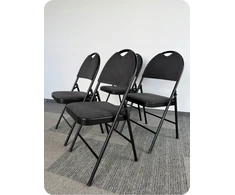 Chill Art Minkšta velveta sulankstoma kėdė, juodo metalo, moderni, patogi