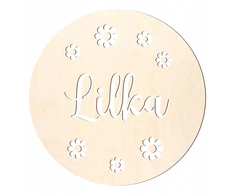 Chill Boho LED naktinė lemputė SU PAVADINIMU, VEIKIA BATERIJA, 34 cm, gėlių dekoras