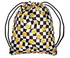 Chin&amp;Chilla Mokyklinis krepšys batams Chessboard &amp; Emoji Incood