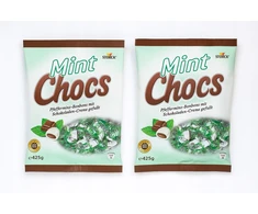 Choke Mint Chocs mėtiniai saldainiai su šokolado įdaru 2x425g vokiški