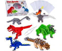 Chrld Lyginimo karoliukų RINKINYS Dinosaurs 3D LYGINIMO KAMBARYS Vaikams 3000 vnt.
