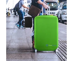 CIRON TRAVEL Apsauginis užvalkalas dideliam lagaminui, L dydis, žalias