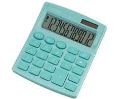CITIZEN SDC812NRGNE OFFICE CALCULATOR, 12-digit, 127x105mm, žalias