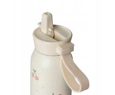 Citrina: nerūdijančio plieno termo butelis 350 ml - vyšnia