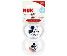 Čiulptukai Nuk Space Disney Mickey, 6-18 mėn, 2 vnt.