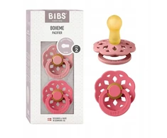 Čiulptukas Bibs Boheme, 6-18 mėn, 2 vnt. (Dusty Rožinė/ Coral)