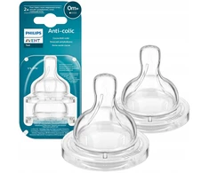 čiulptukas buteliukams PHILIPS AVENT SCY761/02 CLASSIC ANTI-COLIC 0M+ 2 Vnt.