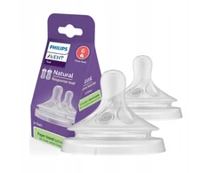 Čiulptukas buteliukui Philips Avent Natural SCF046/27, 6 mėn+, 2 vnt.