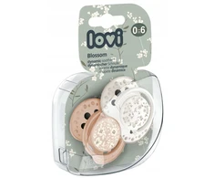 Čiulptukas Lovi Blossom Ivory, 0 / 6 mėn, 2 vnt.