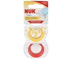 Čiulptukas Nuk Star 10176287, 6-18 mėn, 2 vnt.