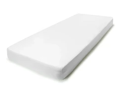 Čiužinys Frotinė paklodė su guma NOSTRA, baltos sp., 90x200+28cm, 80% medv., 20% poliesterio