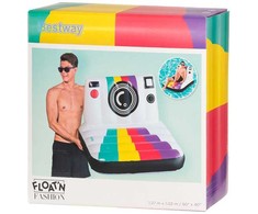 Čiužinys pripučiamas 127x102 cm max 90 kg Polaroid lounge 43656 Bestway 625244