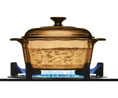 CLASSIC VISIONS Stiklinis puodas 2,25l su dangteliu