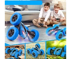 click4TOYS AUTO TWISTER RC AUTOMOBILIS VAIKAMS + NUOTOLINIO PULTAS 2.4 LED ACROBAT