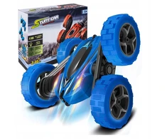 click4TOYS AUTO TWISTER RC AUTOMOBILIS VAIKAMS + NUOTOLINIO PULTAS 2.4 LED ACROBAT