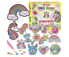 Click4Toys DEIMANTINIS SIUVINĖJIMAS VAIKAMS KŪRYBINĖ MOZAIKA + DEIMANTINĖ DAŽYMO RINKINYS