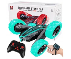 Click4Toys DVIPUŠIS TWISTER AUTOMOBILIS, VALDYMAS RANKOS GESTAIS SUKIMO LED 2,4 GHz NUOTOLINIO PULTO PULTAS