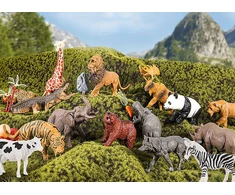 click4TOYS FIGURINOS LAUKINIAI GYVŪNAI SAFARI LAUKINIŲ zoologijos sodo GYVŪNŲ KOLEKCIJA 58 EL + BOX