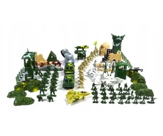 Click4Toys KARINĖS BAZĖS KARIEČIAI ARMIJOS FIGURINĖS IKI 300 EL LĖKTUVIŲ TANKŲ VAIKAMS
