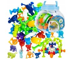Click4Toys LAIKOMOJI KONSTRUKCINIAI KLUOKLIAI SIURBUČIAI VAIKAMS GYVŪNAMS FIGURĖLIAI 36E