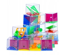 Click4Toys LOGIKOS IR ĮGŪDŽIŲ KUBAI DĖLŪNĖS LIRINTAI DIDELIS DĖLĖS RINKINYS KITI 24