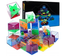 Click4Toys LOGIKOS IR ĮGŪDŽIŲ KUBAI DĖLŪNĖS LIRINTAI DIDELIS DĖLĖS RINKINYS KITI 24