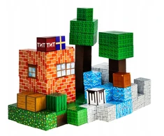 Click4Toys Magnetinės plytos 3D pasaulis AIG, 108 dalys