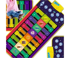 Click4Toys Muzikinis kilimėlis šokantis pianino žaidimas vaikams AIG įvairiaspalvis