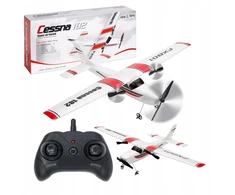 Click4Toys NUOTOLINIO PULTO VALDOMAS LĖKŠTUVAS CESSNA 182 RC + REMOTE
