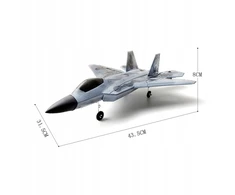 click4TOYS RC Airplane 2,4 GHz RC Plane Sklandantis lėktuvas F22 aiflystore AG