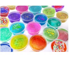 click4TOYS RINKINYS GLUTE SLIME GLUTY CAY DECORATIONS GLITER DIDŽIUS RINKINYS