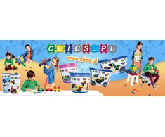 Clics toys MAGNETINIAI PUTO BLOKAI 301009 Blockaroo CRITTER VONIOS ŽAISLAI NEV