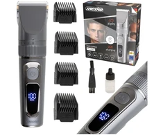 Mesko Professional Clipper, titano, LCD, IPX6, darbo laikas 180 min. Mesko MS 2843