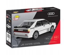 Cobi Kaladėlių rinkinys Audi Quattro 1980 baltas 1:35