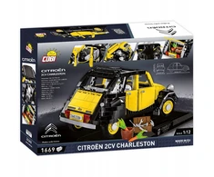 Cobi Modelio komplektas – CITROEN – 2CV CHARLESTON E.E – 1630 PCS – Skalė 1/12 – Vidus