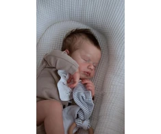 Cokela 19 colių kūno silikono Reborn Doll Boy cai lėlė