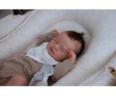 Cokela 19 colių kūno silikono Reborn Doll Boy cai lėlė