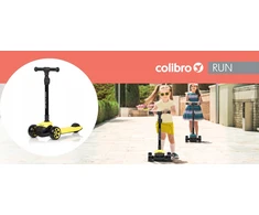 Colibro Triratis paspirtukas vaikams RUN BALANCED Lights Compact Lightweight Didelis